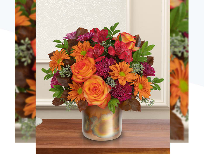 Teleflora's Harvest Blooms Bouquet