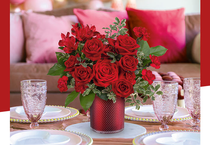 Teleflora's Radiant Crimson Bouquet