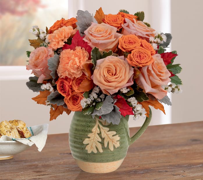 Teleflora's Rosy Autumn Bouquet