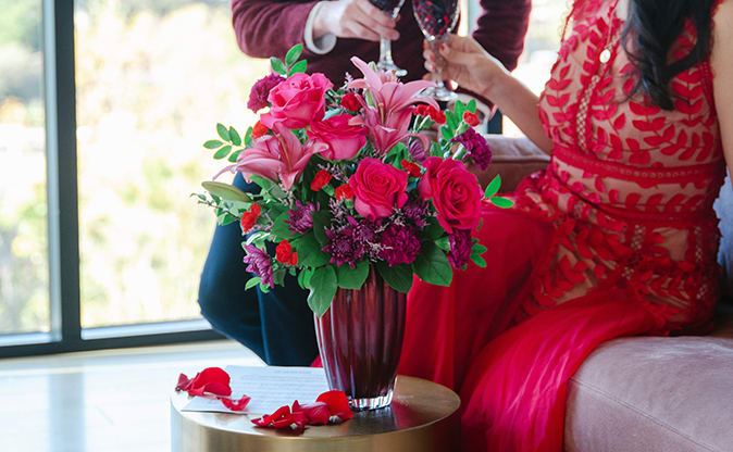 Teleflora's Modern Devotion Bouquet
