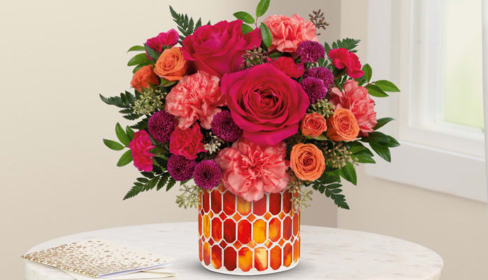 Teleflora's Sunset Blooms Bouquet