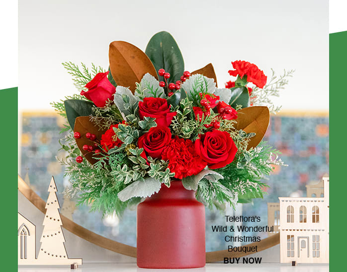 Teleflora's Wild Wonderful Christmas Bouquet