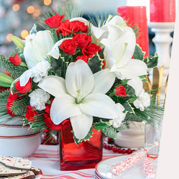 100% LOCAL-FLORIST ARRANGED AND DELIVERED