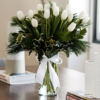 Tulips And Pine