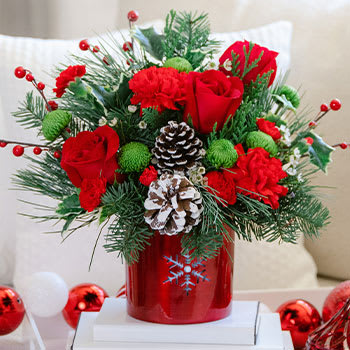 Teleflora's Stunning Snowflake Bouquet
