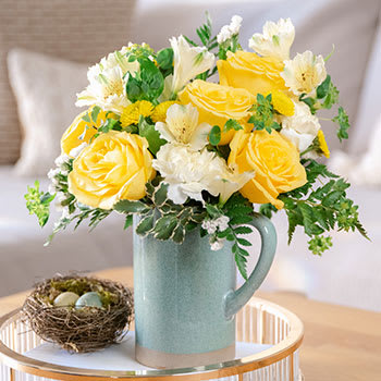 Teleflora's Adored Aqua Bouquet