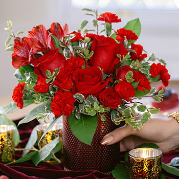 Teleflora's Radiant Crimson Bouquet