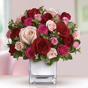 Teleflora's Love Medley Bouquet with Red Roses