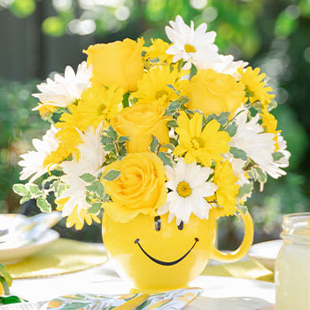 Teleflora's Be Happy® Bouquet with Roses