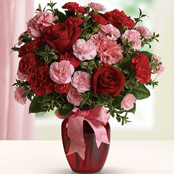 Dance with Me Bouquet with Red Roses