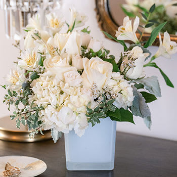 Teleflora's Peaceful Clouds Bouquet
