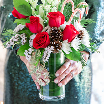Teleflora's Festive Pines Bouquet