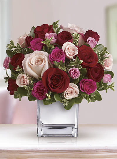 Teleflora's Love Medley Bouquet with Red Roses