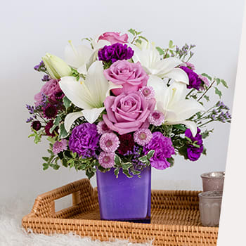 Teleflora's Pleasing Purple Bouquet