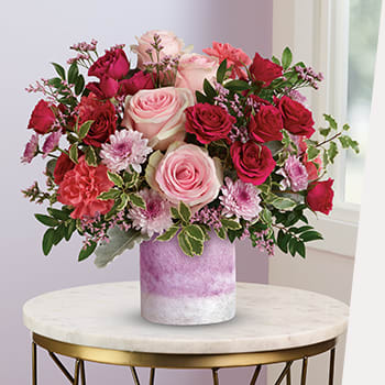 Teleflora's Washed In Pink Bouquet