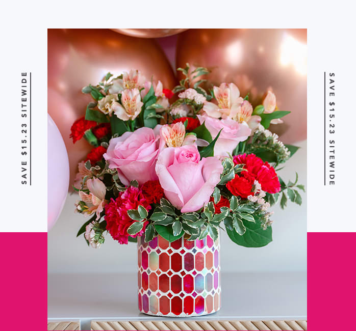 Teleflora's Charming Mosaic Bouquet