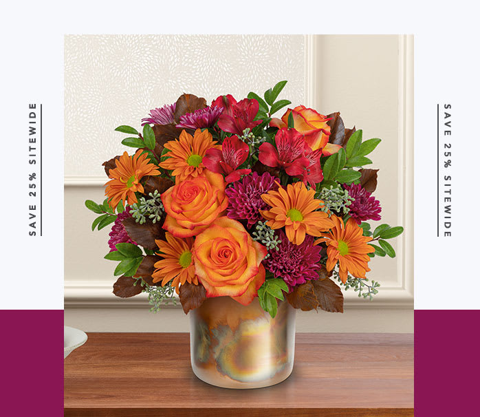 Teleflora's Harvest Blooms Bouquet