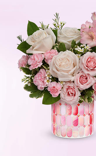 Teleflora's Washed In Pink Bouquet