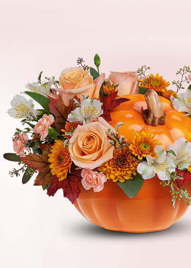 Teleflora's Rustic Harvest Centerpiece