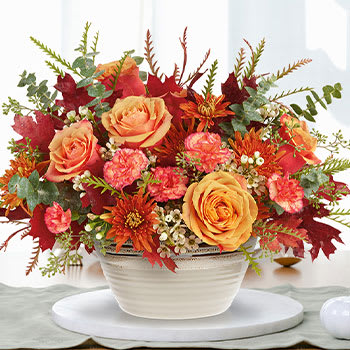 Teleflora's Rustic Harvest Centerpiece