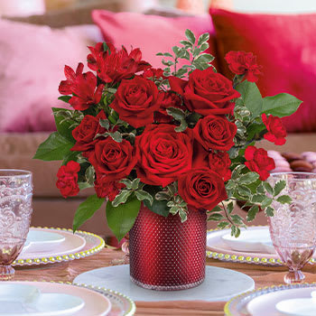 Teleflora's Radiant Crimson Bouquet