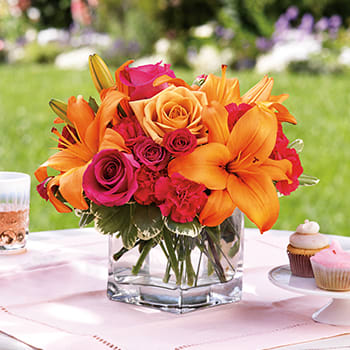 100% LOCAL FLORIST ARRANGED AND DELIVERED