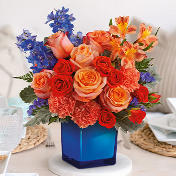 Teleflora's Blue Daydream Bouquet