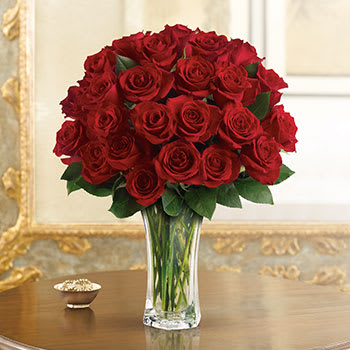 Love and Devotion - Long Stemmed Red Roses