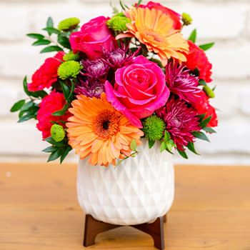 Teleflora's Mid Mod Brights Bouquet