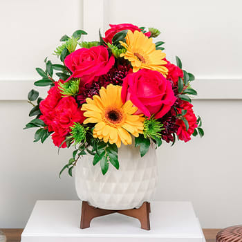 Teleflora's Mid Mod Brights Bouquet