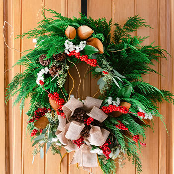 Rustic Holiday Wreath