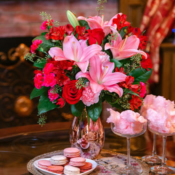 Teleflora's Roses and Pearls<br> Bouquet