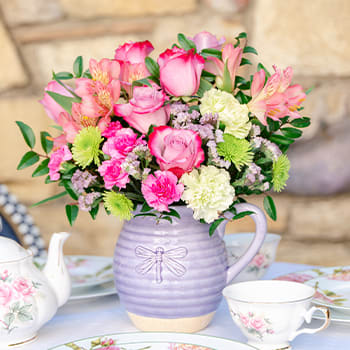 Teleflora's Whimsical Dragonfly Bouquet