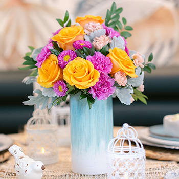 Teleflora's Aqua Allure Bouquet