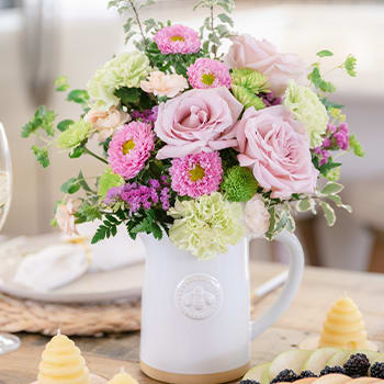 Teleflora's Artisanal Pitcher Bouquet