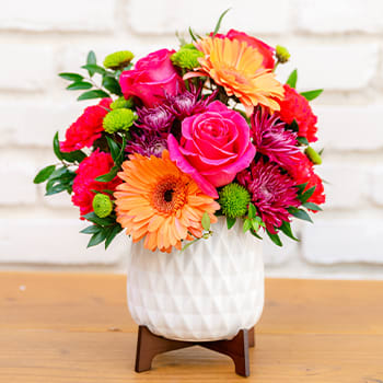 Teleflora's Mid Mod Brights Bouquet