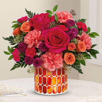 Teleflora's Sunset Blooms Bouquet