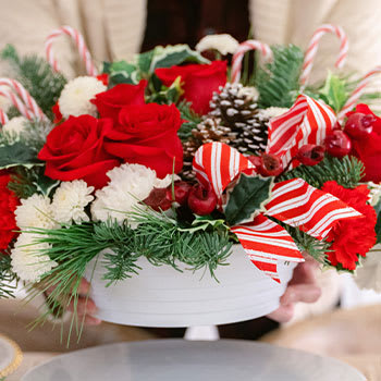 Jolly Candy Cane Bouquet