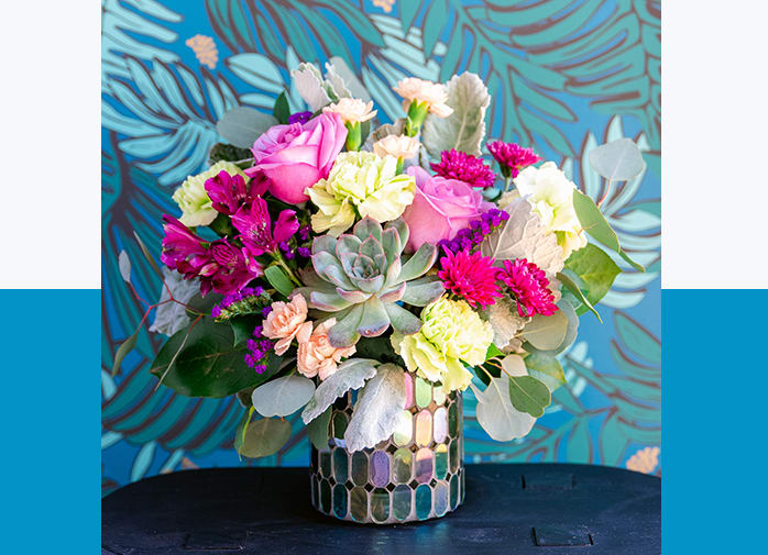 Teleflora's Stained Glass Blooms Bouquet