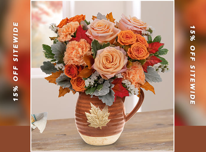 Teleflora's Golden Rose Bouquet