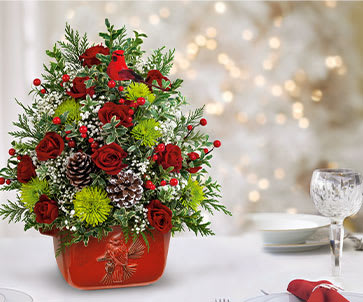 Teleflora's Cardinal Heirloom Tree