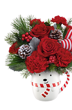 Jolly Candy Cane Bouquet