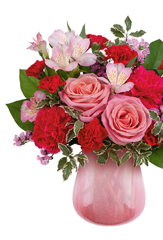 Teleflora's Roses and Pearls Bouquet