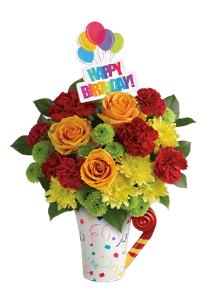 Your Wish Is Granted Birthday Cake Bouquet