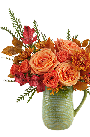 Teleflora's Sunset Stone Centerpiece