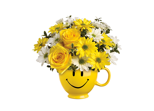 Teleflora's Be Happy® Bouquet with Roses