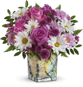 Teleflora's Vintage Butterfly Bouquet