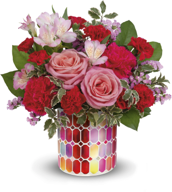 Teleflora's Charming Mosaic Bouquet