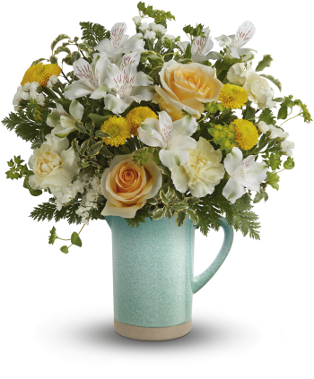 Teleflora's Adored Aqua Bouquet