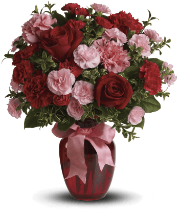 Dance with Me Bouquet with Red Roses